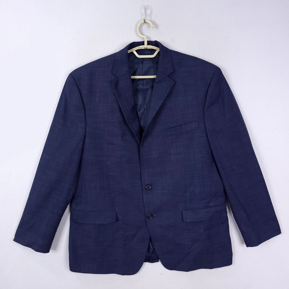 Lauren Ralph Lauren  Blazer Sport Jacket Men 44R Single Breasted Blue